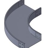 cable Tray Trunk fitting type Horizontal Bend