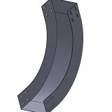 cable Tray Trunk fitting type vertical bend inside Riser